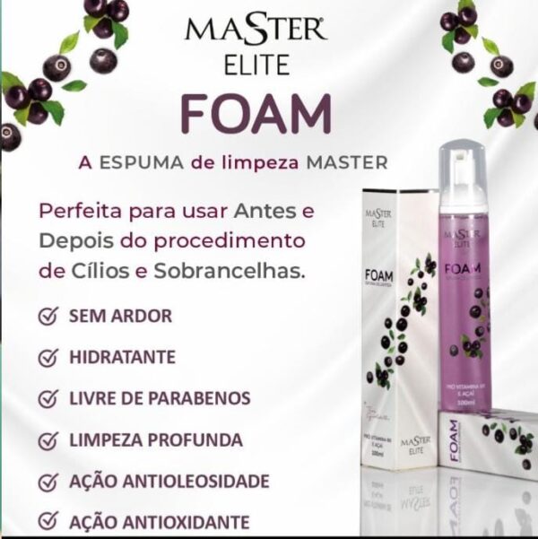 MASTER ELITE FOAM ESPUMA DE LIMPEZA 100ML - - Image 2