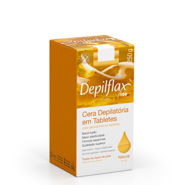 CERA QUENTE DEPILFLAX NATURAL 250G