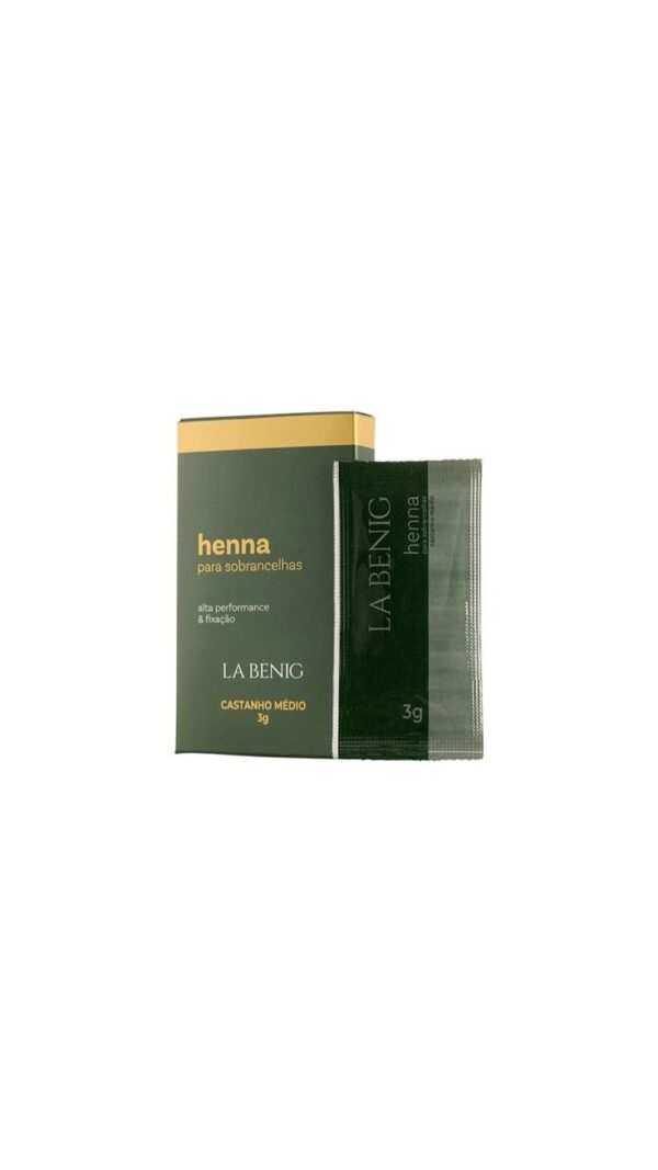 HENNA REFIL LA BENIG CASTANHO MEDIO 3.0G