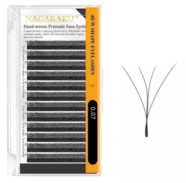 Cilios Nagaraku 4D W 8-12 MIX