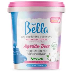 PA1918|DBELLA CERA HIDRO. ALGODAO DOCE 600 G
